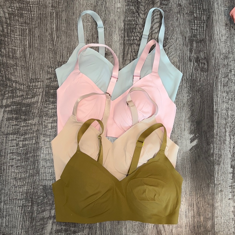 Aerie real free bralette lot of 4